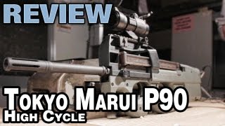 TM P90 High Cycle Review  EpicAirsoftHD [upl. by Seely714]