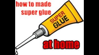 How to made super glue at home with regiform Quick dry [upl. by Norvil]