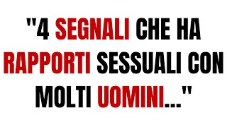 4 SEGNI CHE UNA DONNA HA CON MOLTI UOMINI  FATTI PSICOLOGICI [upl. by Reiner]