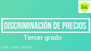 Discriminación de precios de tercer grado ejercicio 😲 [upl. by Ezara]