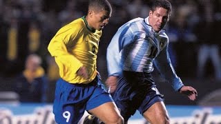 Eliminatórias Copa do Mundo 2002 Brasil vs Argentina [upl. by Iaria]