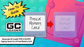 Gamecube GC Loader PNP Copying Saves to a Virtual Memory Card with Swiss amp SD2SP2  How To Guide [upl. by Yonina919]