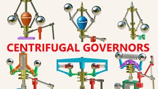 Centrifugal Governors  3D Animation [upl. by Natalia]