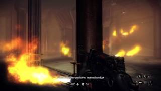 Wolfenstein® The New Order Deathshead boss uber difficulty easiest kill [upl. by Barstow112]