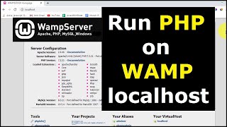 How to Run PHP Program using WAMP Server [upl. by Isac]