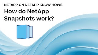 How do NetApp Snapshots work  NetApp on NetApp Know Hows [upl. by Nylanej486]