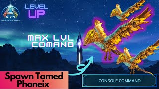 Tamed Phoenix Spawn Command  Ark Survival Ascended [upl. by Nojram808]