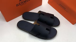 Hermes Izmir sandal Marine Detailed Review [upl. by Winther]