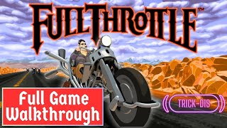 FULL THROTTLE REMASTERED Full Walkthrough XBOX  Easy to follow [upl. by Hgiel]