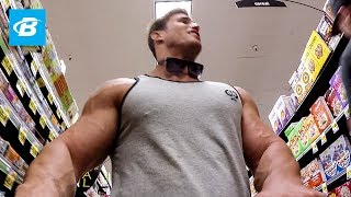 Grocery Shopping amp Chest Workout for Mass  Calum Von Moger [upl. by Wincer]