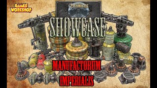 Adeptus Titanicus  Manufactorum Imperialis terrain Showcase [upl. by Cinemod]