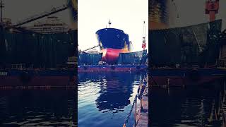 A day in the shipyard ship maritime shipping marine vessel sea floating seaman boat [upl. by Ewald723]