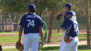 Dodgers Spring Training Pitchers and Catchers first official workout of 2017 [upl. by Cicely]