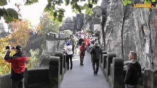 Bastei  Felsenburg Elbsandsteingebirge  sächsische Schweiz  Dresden [upl. by Dalton776]