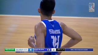 King Destacamento Season 5 MPBL Highlights Muntinlupa Cagers [upl. by Nottus980]