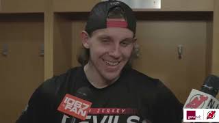 Hear from Timo Meier Erik Haula and Lindy Ruff following tonights shootout win over Washington [upl. by Bolitho]