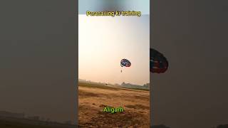 Parasailing training camp Aligarh ncccadet indianairforce army parasailingadventure [upl. by Leirraj]