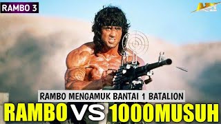 ⏩RAMBO MEMB4NTAI BATALLION SEORANG DIRI‼️Alur Cerita Film  Rambo 3  1988 [upl. by Ware]