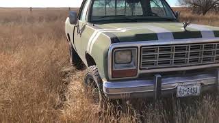 1985 Dodge W150 ride along [upl. by Annaliese730]