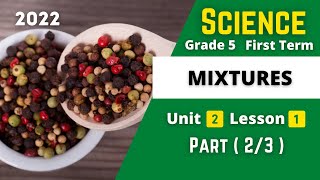 SCIENCE  Grade 5  Mixtures 2  Unit 2  Lesson 1 [upl. by Meekar848]