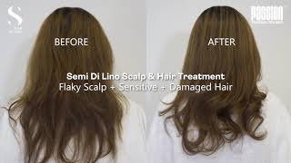 Alfaparf Milano  Semi Di Lino Scalp amp Hair Treatment Flaky Scalp  Sensitive  Damaged Hair [upl. by Inalaehak2]