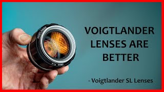 🟡 Upgrade your SLR with a Voigtlander lens  Nikon Mount Voigtlander SL lenses Review 204058mm [upl. by Kcirdec900]