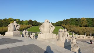 Frogner Park  Vigeland Sculpture Park Oslo Norway [upl. by Emina421]