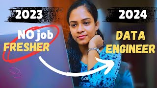 FRESHER to DATA ENGINEER  This is how I got a JOB  My Complete Journey dataengineering [upl. by Jen]