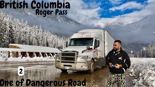 Solo Trip to One of Dangerous Road of Canada  Calgary to Surrey  668 [upl. by Illona]