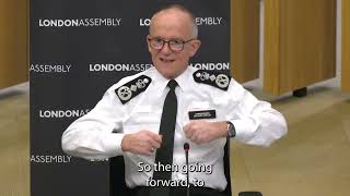 Met Police Commissioner on budget [upl. by Ansilme]