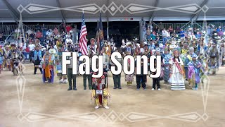 Flag Song  2024 Morongo Pow Wow  Powwowscom [upl. by Airdnassac]