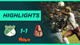 Cali vs Tolima Goles y Highlights Liga BetPlay Dimayor 2021II  Final Ida [upl. by Sainana]