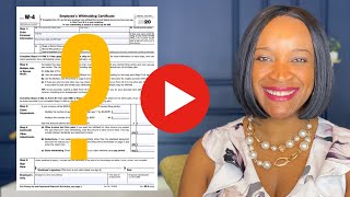 How To Complete The New 2020 Form W4 [upl. by Nylrem]