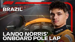 Lando Norris’ Pole Lap  2024 Sao Paulo Grand Prix  Pirelli [upl. by Remoh]