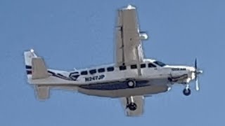 Gemair Cessna 208B Grand Caravan EX Takeoff From Idaho Falls N247JP [upl. by Eerac]