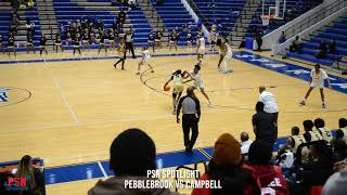 Pebblebrook snaps two streaks in region win over Campbell [upl. by Mosa]