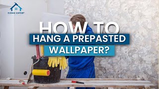 How To Hang Prepasted Wallpaper  Fixing Expert [upl. by Attaynik]