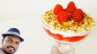 Scottish recipe  Scottish Traditional recipes  quotScottish Cranachan recipequot  Easy desserts [upl. by Yeldoow]