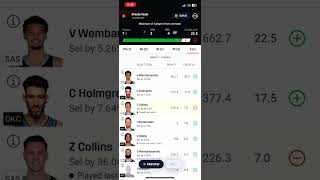 SAS VS OKC NBA BASKETBALL Dream11 Prediction Grand League Winning Team Top Picks Players Rank 1 [upl. by Sylvan776]