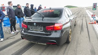 1008HP BMW 340i 0315 KMH Accelerations [upl. by Kristoforo]