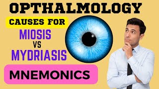 Ophthalmology Myosis vs Mydriasis  mnemonics [upl. by Enitsyrhc]