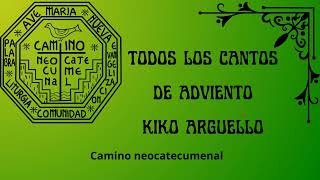 ❇️ Todos los cantos de adviento  camino neocatecumenal [upl. by Yrkcaz]