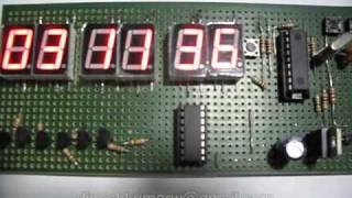 PIC16F84A Digital Clock [upl. by Sitof553]