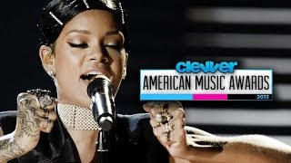 Rihanna quotDiamondsquot Performance amp Wins American Music Awards Icon Award 2013 [upl. by Nodnar]