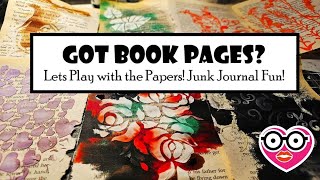 GOT BOOK PAGES Lets Play with the Papers The Paper Outpost [upl. by Froemming]