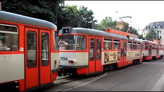 Straßenbahn Halle  Impressionen 25062010 [upl. by Oinotna870]