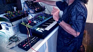 random techno 297 Moog Mother32 DFAM Subharmonicon Grandmother Volca Kick NTS1 ReRun Delay [upl. by Rachael]