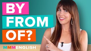 Whats The Difference English Prepositions BY  FROM  OF [upl. by Yelkrab]