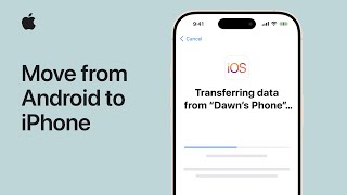 How to move from Android to iPhone  Apple Support [upl. by Anairda]