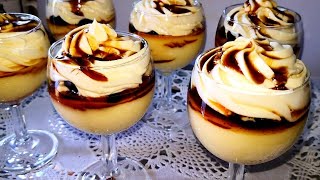 Dessert au flan caramel تحلية بفلان كراميل من اروع التحليات [upl. by Axela]